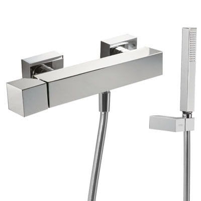 Bateria natryskowa CUADRO-TRES, chrom 107167