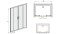 Drzwi prysznicowe SANPLAST D4/TX5b 170 przesuwne, szkło W0, srebrny błyszczący, GlassProtect 600271127038401