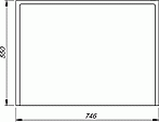 Obudowa wanny KOŁO 80 krótka MDF/PCV Biały PWP2383000