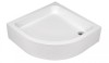Brodzik półokrągły DEANTE STANDARD PLUSII 80x80x12 fi 52 z nóżkami KTU 032B