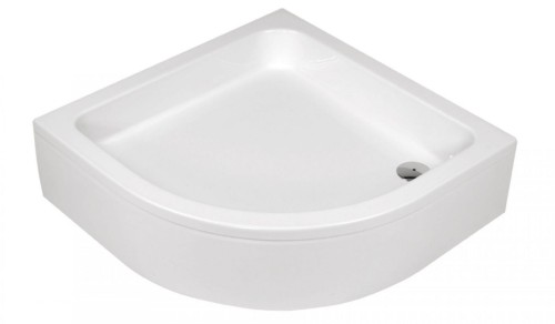 Brodzik półokrągły DEANTE STANDARD PLUSII 80x80x12 fi 52 z nóżkami KTU 032B