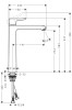 Bateria umywalkowa HANSGROHE METRIS E2 260 do misek umywalkowych 31184000