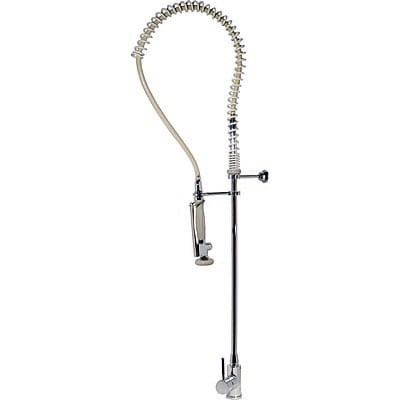 Bateria kuchenna TRES stojąca, ze spryskiwaczem, chrom 130484