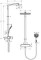 Komplet prysznicowy RAINDANCE E Showerpipe 360 chrom/biały  HANSGROHE 27112400
