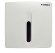 Zawór spłukujący elektroniczny Geberit do pisuaru zasilany bateryjnie biały 115.818.11.5