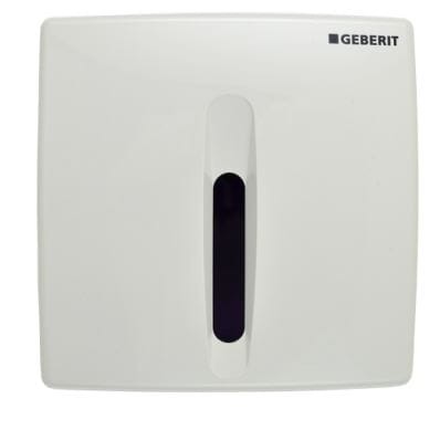 Zawór spłukujący elektroniczny Geberit do pisuaru zasilany bateryjnie biały 115.818.11.5