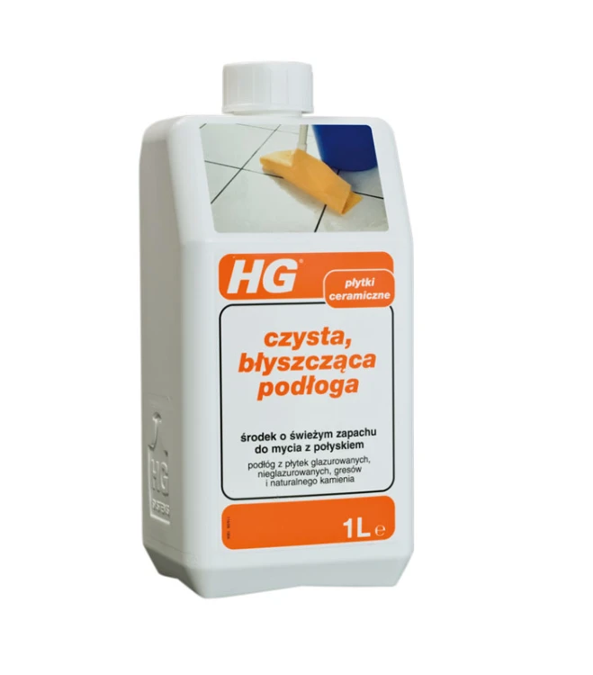Środek czyszczący do pielęgnacji płytek ceramicznych 1L HG Czysta błyszcząca podłoga 115100129