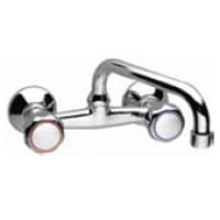 Bateria umywalkowa FERRO STANDARD ścienna BST3