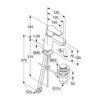 Bateria umywalkowa KLUDI PURE&EASY stojąca, z korkiem, chrom 372820565