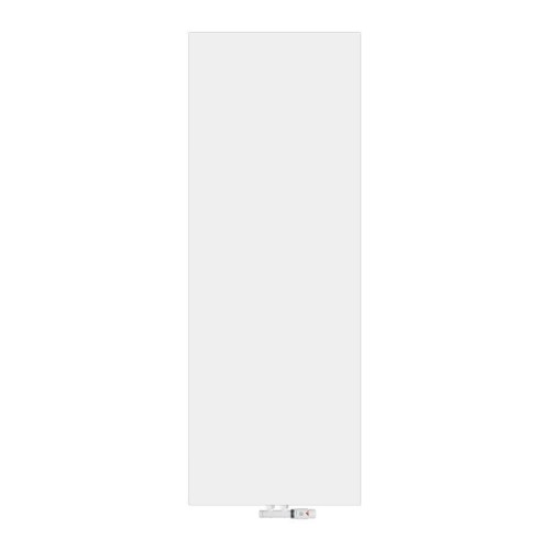 Grzejnik dekoracyjny INSTAL PROJEKT INVENTIO 38x120cm, moc 474W, podłączenie D50, biały White Silk INV-40/120E