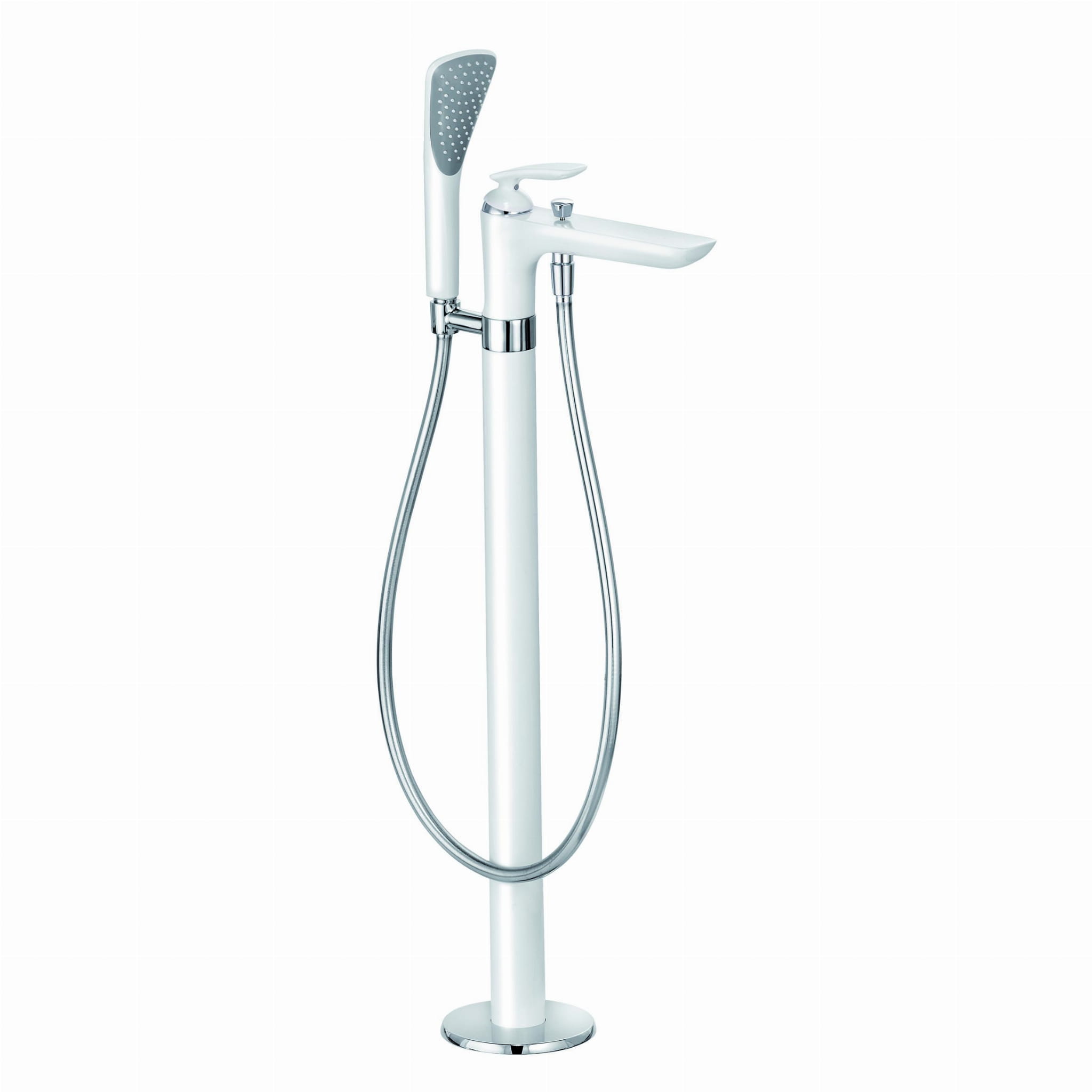 Bateria wannowa KLUDI BALANCE WHITE wolnostojąca, biała / chrom 5259091575