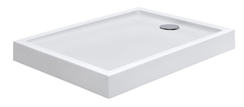 Brodzik prostokątny ROCA GRANADA COMPACT 140x80x13cm, z syfonem i nogami, biały A276266001