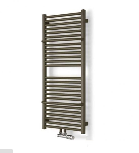 Grzejnik TERMA LIMA L=50cm, H=82cm, 398W, przyłącze SX, biały WGLIM0820500FA-MK-916-SX