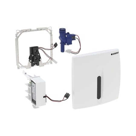 Elektroniczny zawór GEBERIT HyBasic spłukujący do pisuaru biały 115.817.11.5