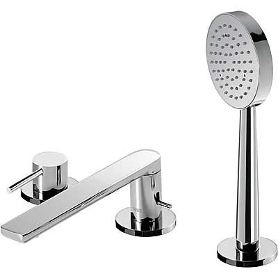Bateria wannowa ALPLUS TRES 3 otworowa, chrom 20316102