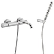 Bateria wannowa TRES STUDY z zestawem wannowym, chrom 26117001