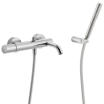 Bateria wannowa TRES STUDY z zestawem wannowym, chrom 26117001