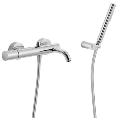 Bateria wannowa TRES STUDY z zestawem wannowym, chrom 26117001