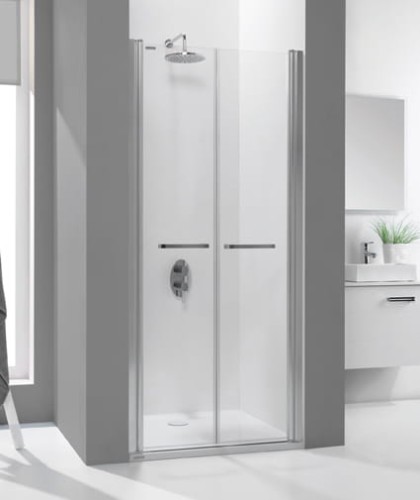 Drzwi prysznicowe SANPLAST PRESTIGE DD/PRIII 100cm, szkło W0, biały, Glass Protect 600073094001401