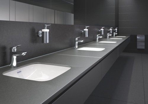 Bateria umywalkowa HANSGROHE LOGIS 100 z korkiem push-open, chrom 71107000