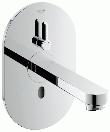 Bateria umywalkowa GROHE EUROSMART COSMOPOLITAN E, ścienna, elektroniczna, 230V, chrom 36315000