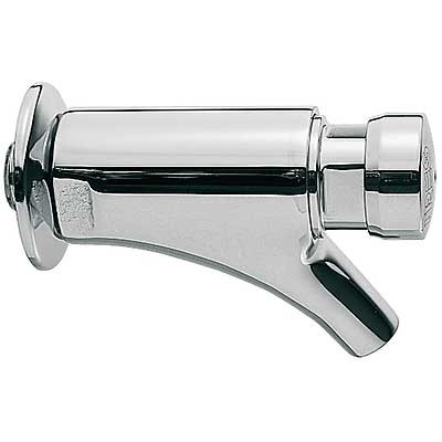 Bateria umywalkowa TEMPOTRES ścienna, samozamykająca, chrom 112100