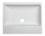 Umywalka nablatowa SANPLAST FREE MINERAL Unb-M/FREE 55x45x10cm, bez otworu, bez przelewu, biała 640280020001000