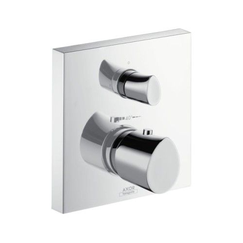 Bateria wannowa AXOR STARCK ORGANIC z termostatem, el.zew, z zaworem odc.-przeł., chrom 12716000