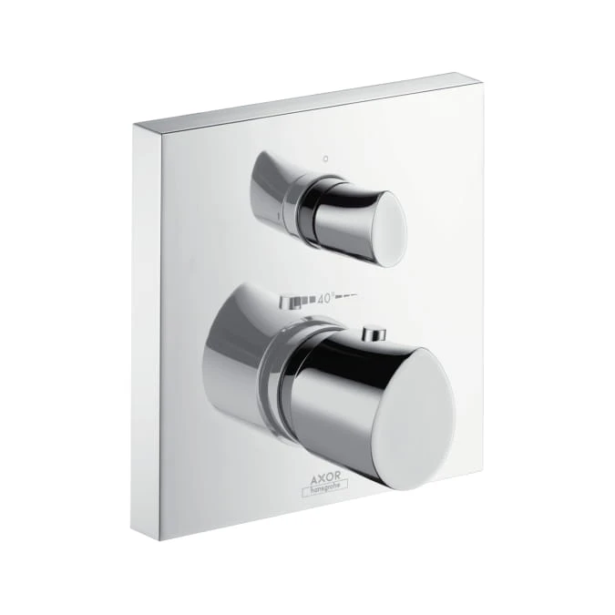 Bateria wannowa AXOR STARCK ORGANIC z termostatem, el.zew, z zaworem odc.-przeł., chrom 12716000