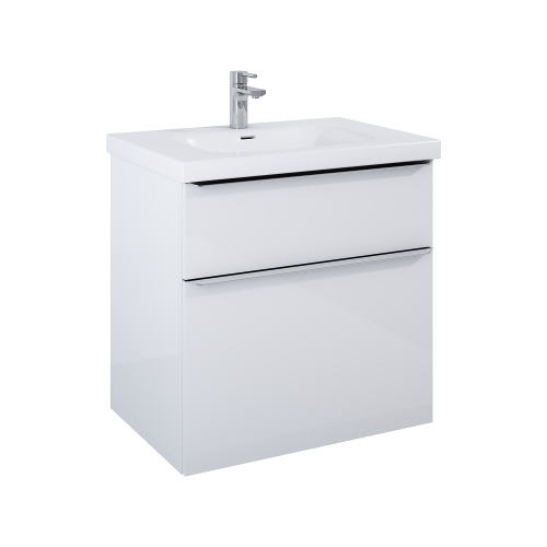 Szafka podumywalkowa ELITA LOFTY 72x49cm, wisząca 2S, biała 167026