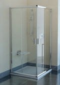 Kabina prysznicowa kwadratowa RAVAK BLIX BLRV2 80cm aluminium 1LV40C00Z1