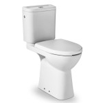 Miska kompaktowa WC ROCA wys. 43cm, dla niepełnosprawnych, odpływ pionowy, biała A342237000