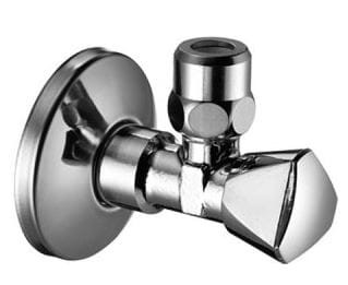 Zawór SCHELL SANLAND grzybkowy 1/2 x 3/8 kątowy zacisk chrom ( bateria ) 970330000