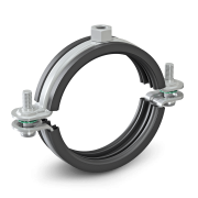 Obejma pojedyncza NICZUK HOBBY HUPG M8 DN20 (26-30mm) 3/4", z gumą, z kołkiem, skręcona 80110202620