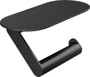 Uchwyt na papier HANSGROHE WALLSTORIS z półką, czarny mat 27928670