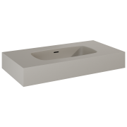 Umywalka ELITA DIMPLE 81x46cm, fume matt 168858