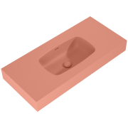 Umywalka ELITA DIMPLE 101x46cm, elistone terra pink matt 168867
