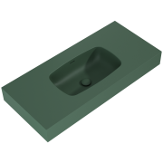 Umywalka ELITA DIMPLE 101x46cm, elistone forest green matt 168864