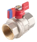 Zawór kulowy FERRO F-POWER 1" GW/GW, z motylkiem KFPM3