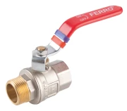 Zawór kulowy FERRO F-POWER 3/4" GZ/GW, z dźwignią KFP21
