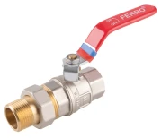 Zawór kulowy FERRO F-POWER 3/4" GZ/GW, z dźwignią ze śrubunkiem  KFPS21