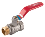 Zawór kulowy FERRO F-COMFORT 1 1/2" GW/GZ, z dźwignią KFC51