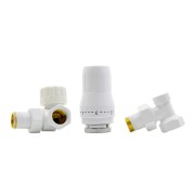 Zestaw termostatyczny 3-osiowy HEATBASE STANDARD prawy, biały HB01TOP-R9016