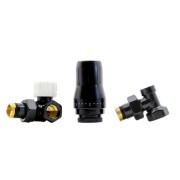 Zestaw termostatyczny 3-osiowy HEATBASE STANDARD prawy, czarny HB01TOP-R90051