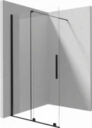 Ścianka prysznicowa DEANTE JASMIN 120cm walk-in, czarny KTJ N32R