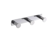 Listwa STELLA 3 haczyki szeroka, chrom 18.043