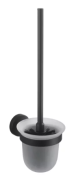 Szczotka WC STELLA CLASSIC wisząca, czarny mat 07.430-B