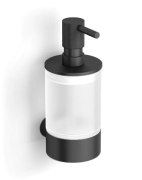 Dozownik mydła STELLA MEGAN szkło mat/czarny mat 13.423-B