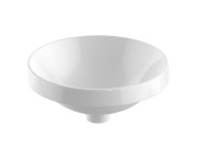 Umywalka wpuszczana GEBERIT VARIFORM 40cm okrągła bez otworu, biała 500.702.01.2