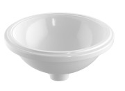 Umywalka podblatowa GEBERIT VARIFORM 33cm okrągła bez otworu biała 500.746.01.2